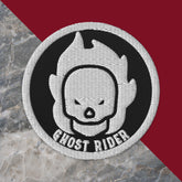 Ghost Rider Skull Embroidered Patch